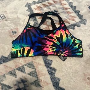 Victoria Secret PINK Tie-Dye Sports Bra SZ L NWT